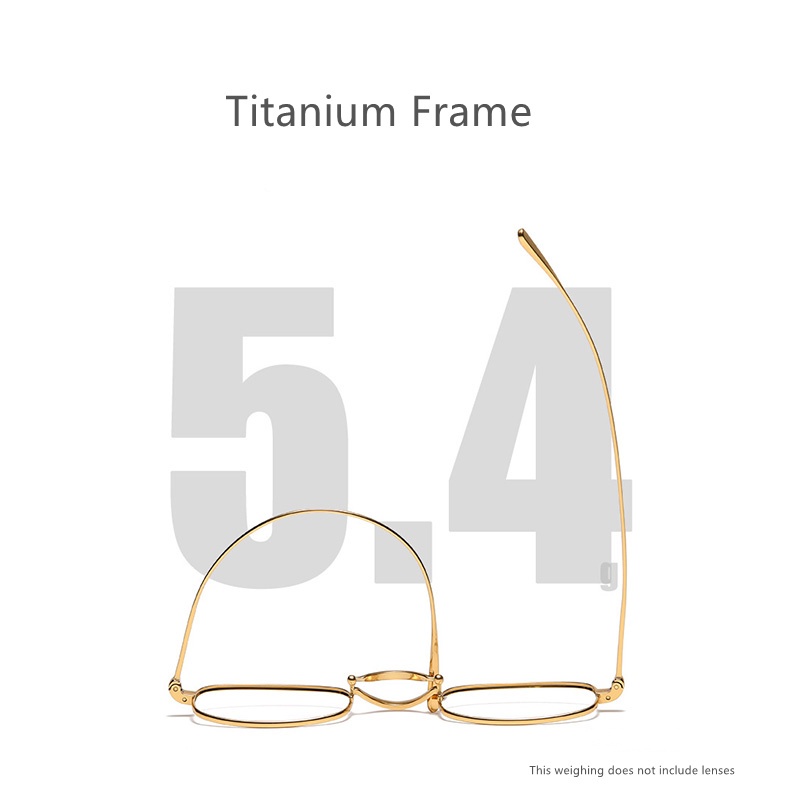 Mắt Kính Gọng Oval Nhỏ Siêu Nhẹ Phong Cách Retro Nhật Bản 5g OV1256T