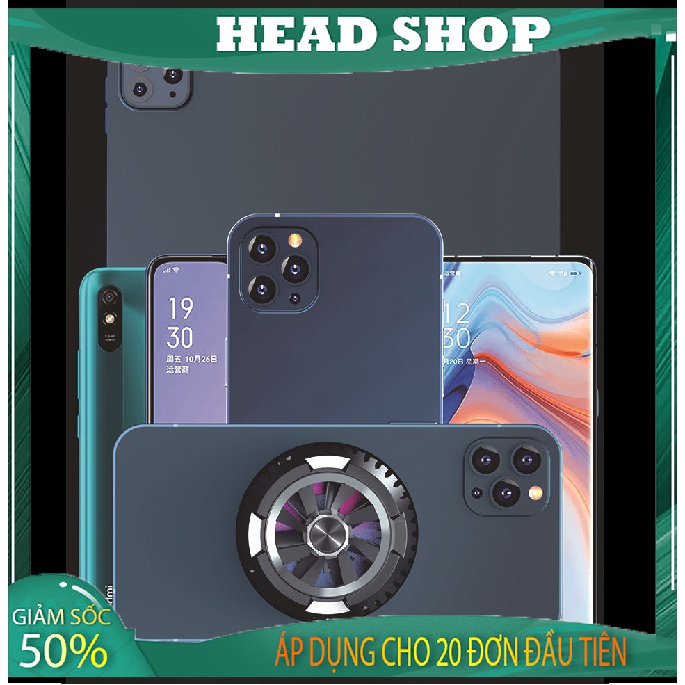 Quạt tản nhiệt gaming nam châm cho điện thoại máy tính bảng X6 tản nhiệt sò lạnh siêu mát HEAD SHOP