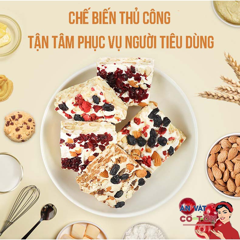 🌟HOT🌟 KẸO HẠNH PHÚC NOUGAT HẠNH NHÂN MARSHMALLOW VỊ HOA QUẢ SỮA TƯƠI NAM VIỆT QUẤT MỀM XỐP DẺO NGỌT THƠM NGON