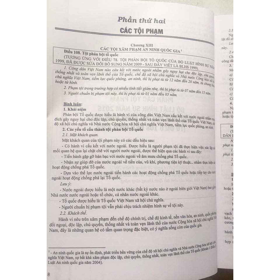 Sách- Bình luận khoa học phần các tội phạm bộ luật hình sự 2015 sửa đổi bổ sung 2017 | BigBuy360 - bigbuy360.vn