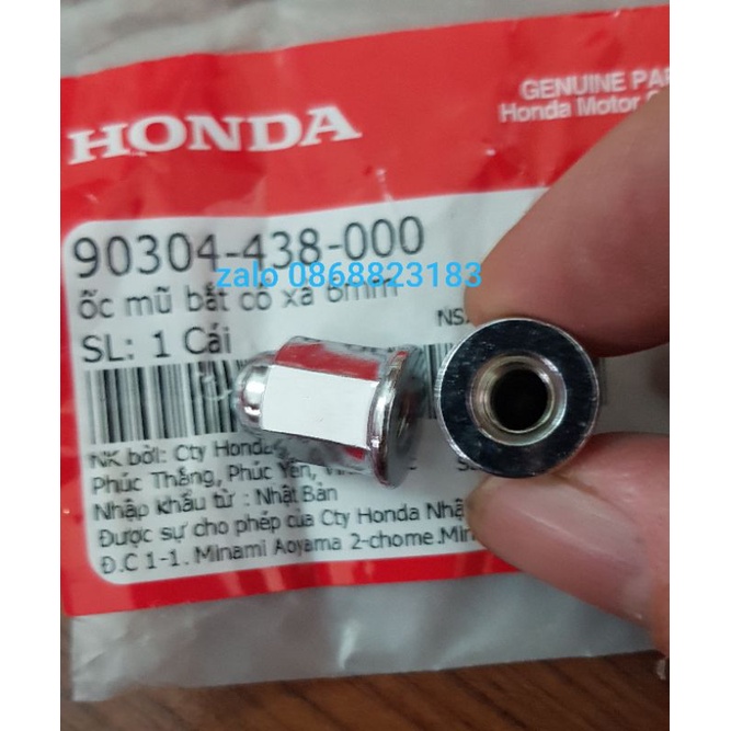 Ốc mũ bắt cổ xả 6mm hàng chính hãng Honda