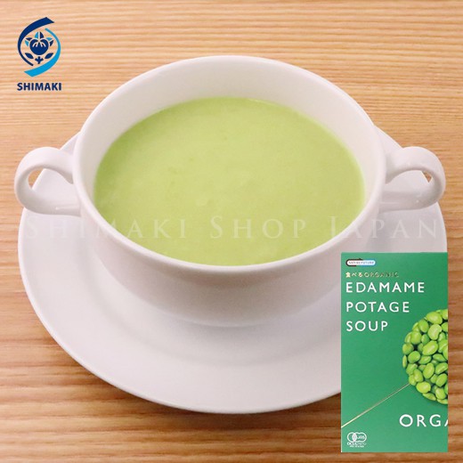 Súp đậu Edamame ăn liền dạng viên, thực phẩm Organic cao cấp thiên nhiên Nhật Bản - Số lượng: Hộp 3 gói