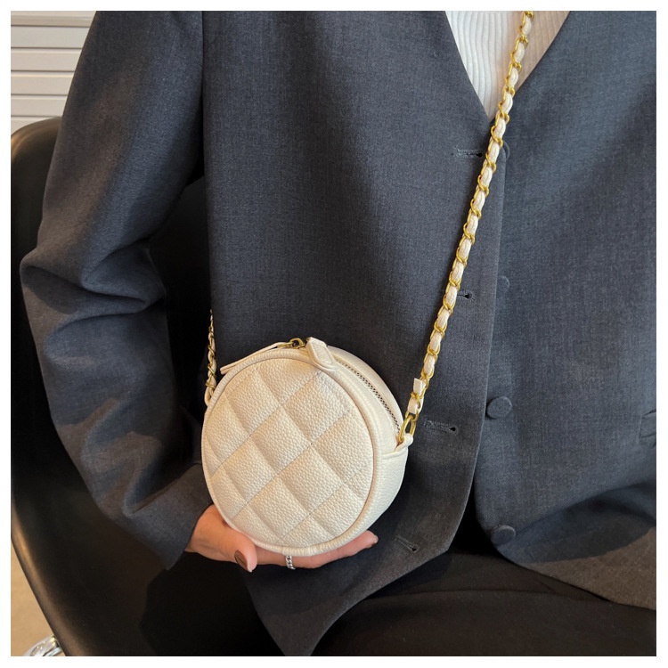 Túi Xách Mini Nữ Dáng Tròn Quả Trám Chất Da Mềm Đẹp Siêu Dễ Thương - ViVi