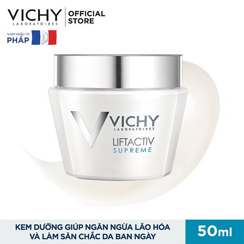 Kem dưỡng ngăn ngừa dấu hiệu lão hóa, làm săn da (ban ngày) Vichy Liftactiv Supreme Day 50ml