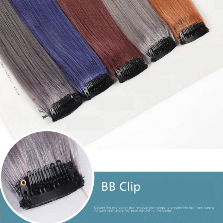 [Có sẵn] Light Tóc Giả (tóc kẹp highlight) nhiều màu 60cm tại MIU SHOP 03