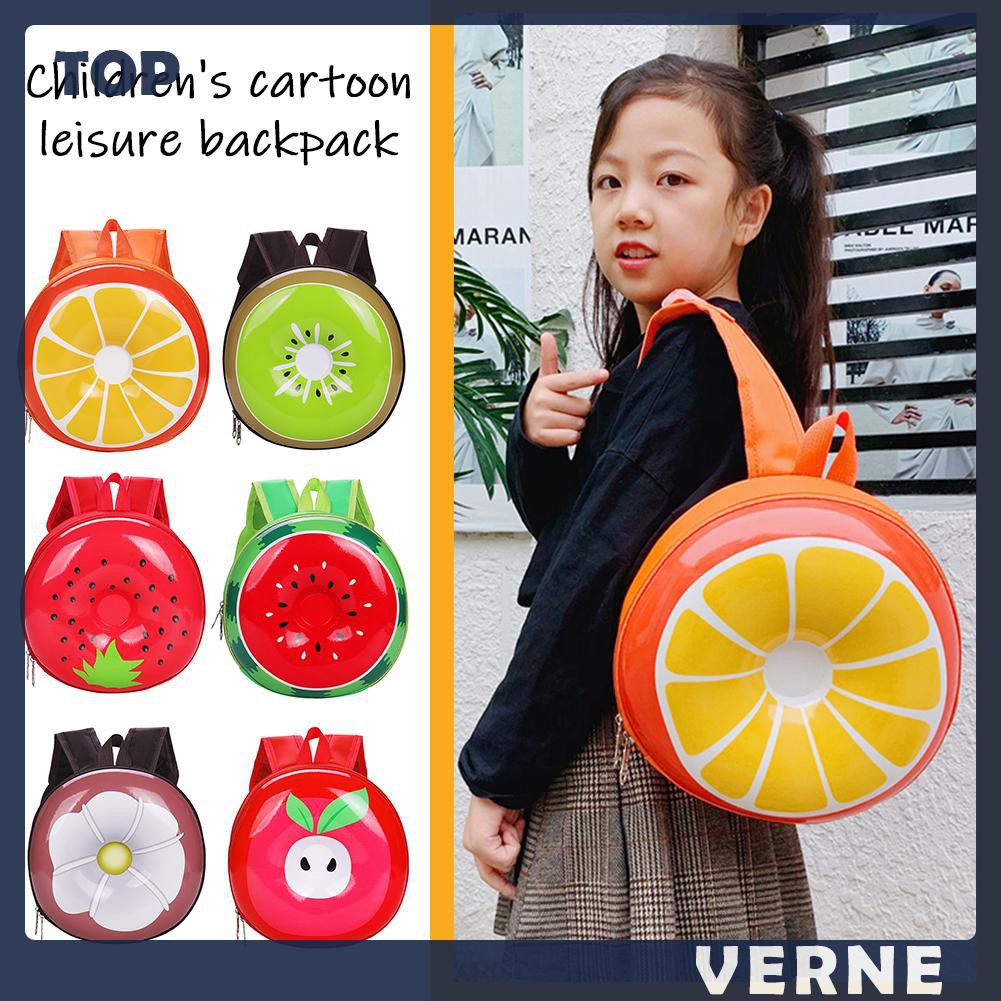 Balo Đi Học Hình Hoa Quả Độc Đáo Cho Bé