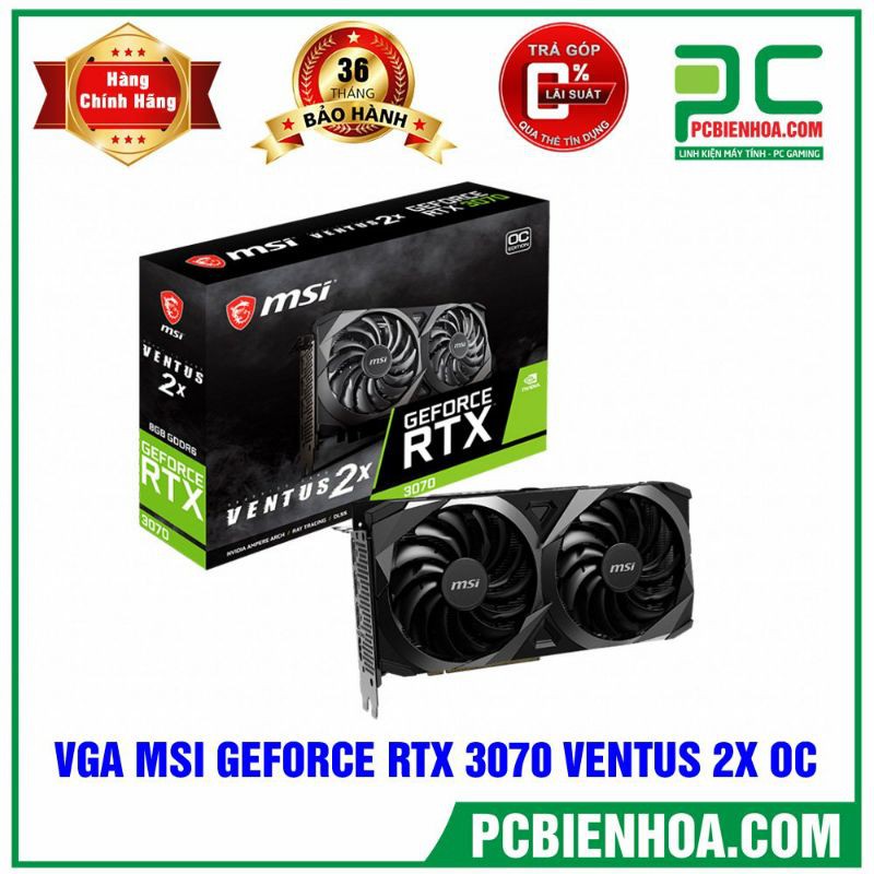 Card màn hình - VGA MSI RTX 3070 VENTUS 2X OC 8G