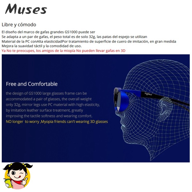 Kính xem phim 3D DLP 96-144Hz cho Acer Viewsonic JmGO XGIMI | BigBuy360 - bigbuy360.vn