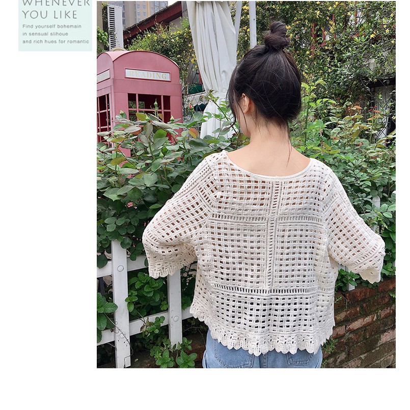 Áo khoác ren kimono quyến rũ cho nữ | BigBuy360 - bigbuy360.vn