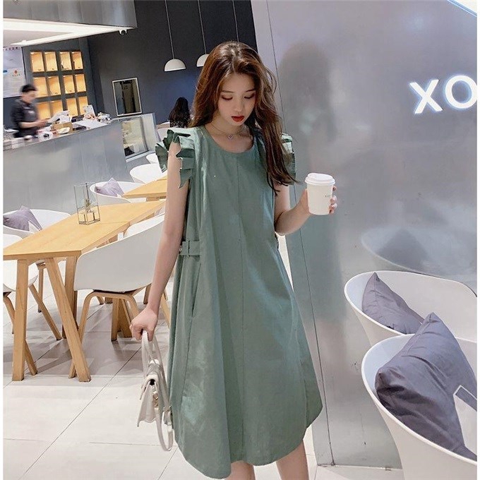 Váy xòe tay cánh bướm cho bà bầu | BigBuy360 - bigbuy360.vn