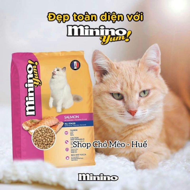 HẠT MININO YUM CÁ HỒI CHO MÈO