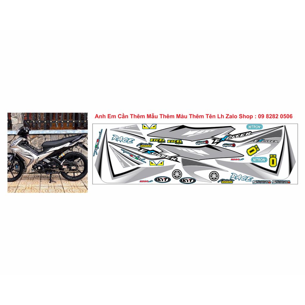 TEM XE EXCITER 2010 BẠC ĐEN
