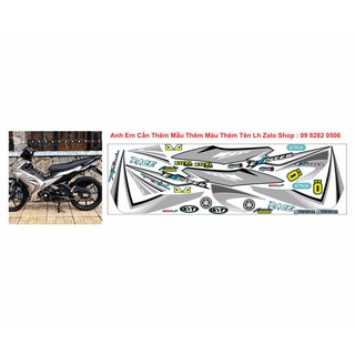 Tem xe exciter 2010 bạc đen
