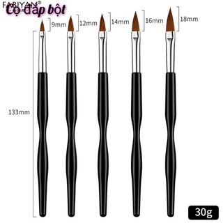 Sét 5 cây cọ nail đắp bột,đắp móng,làm hoa nail