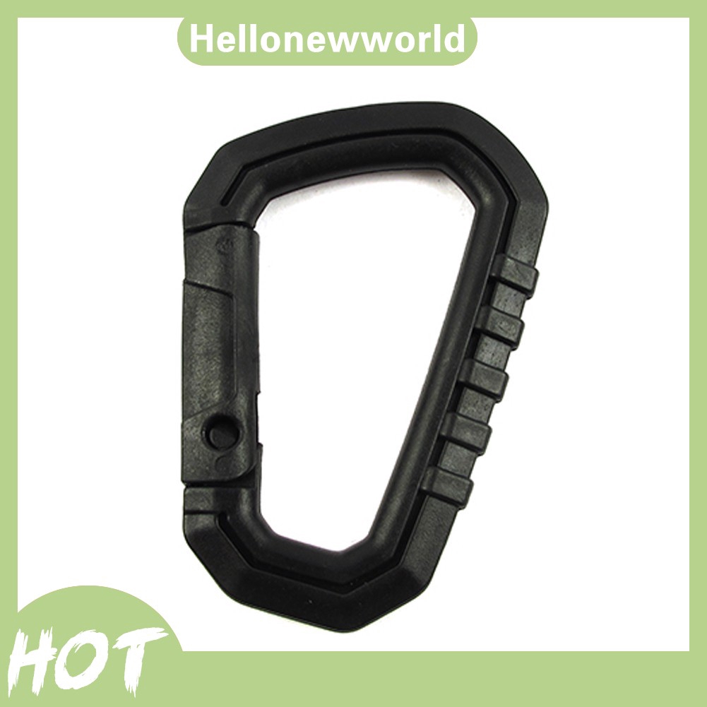 Móc khóa carabiner hình chữ D dùng khi leo núi