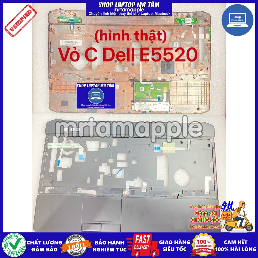 (COVER) VỎ C (MẶT ĐỰNG BÀN PHÍM) LAPTOP DELL E5520 (FULL) dùng cho Latitude E5520