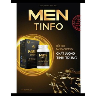 men tinfo hỗ trợ chất lượng tinh trùng
