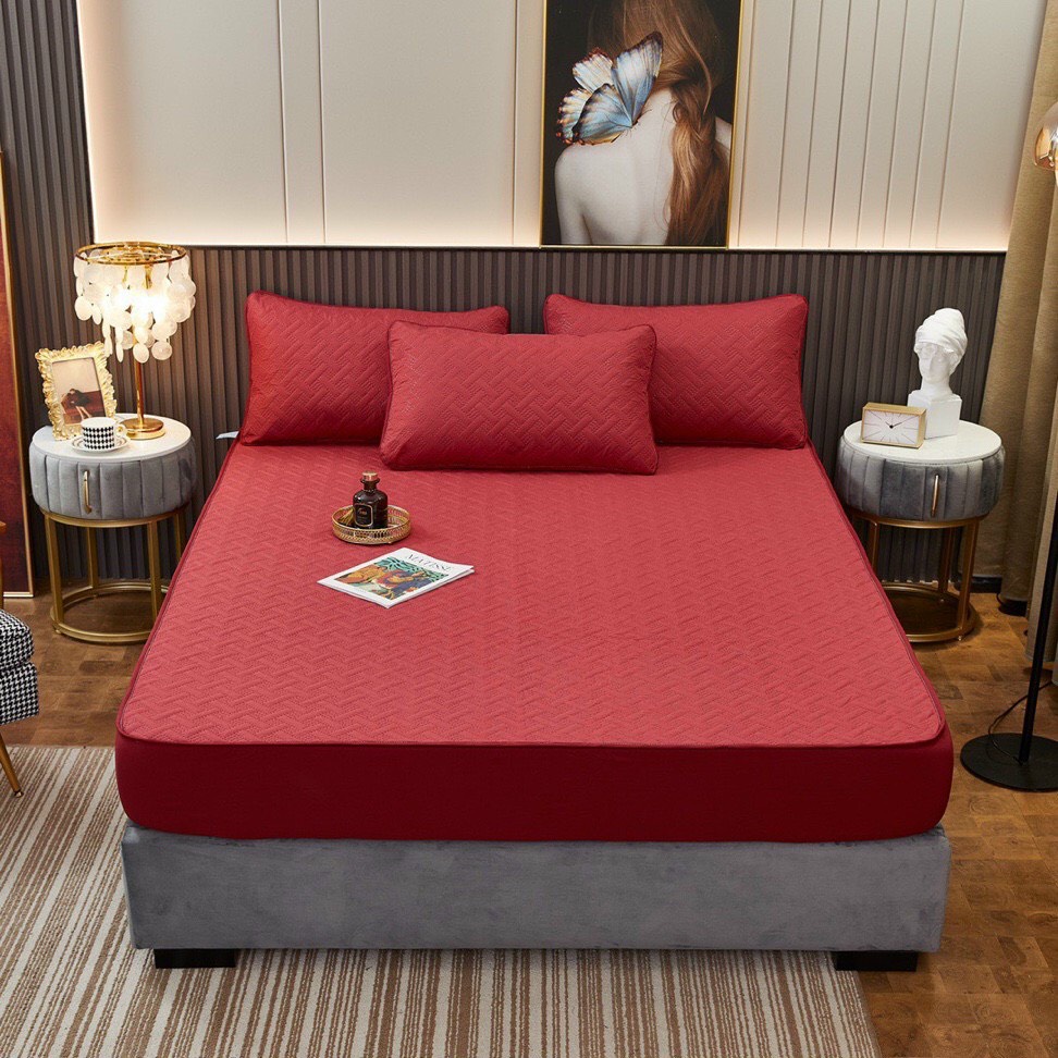 Ga chống thấm chun trần Cotton mẫu mới, êm dịu, thoáng mát