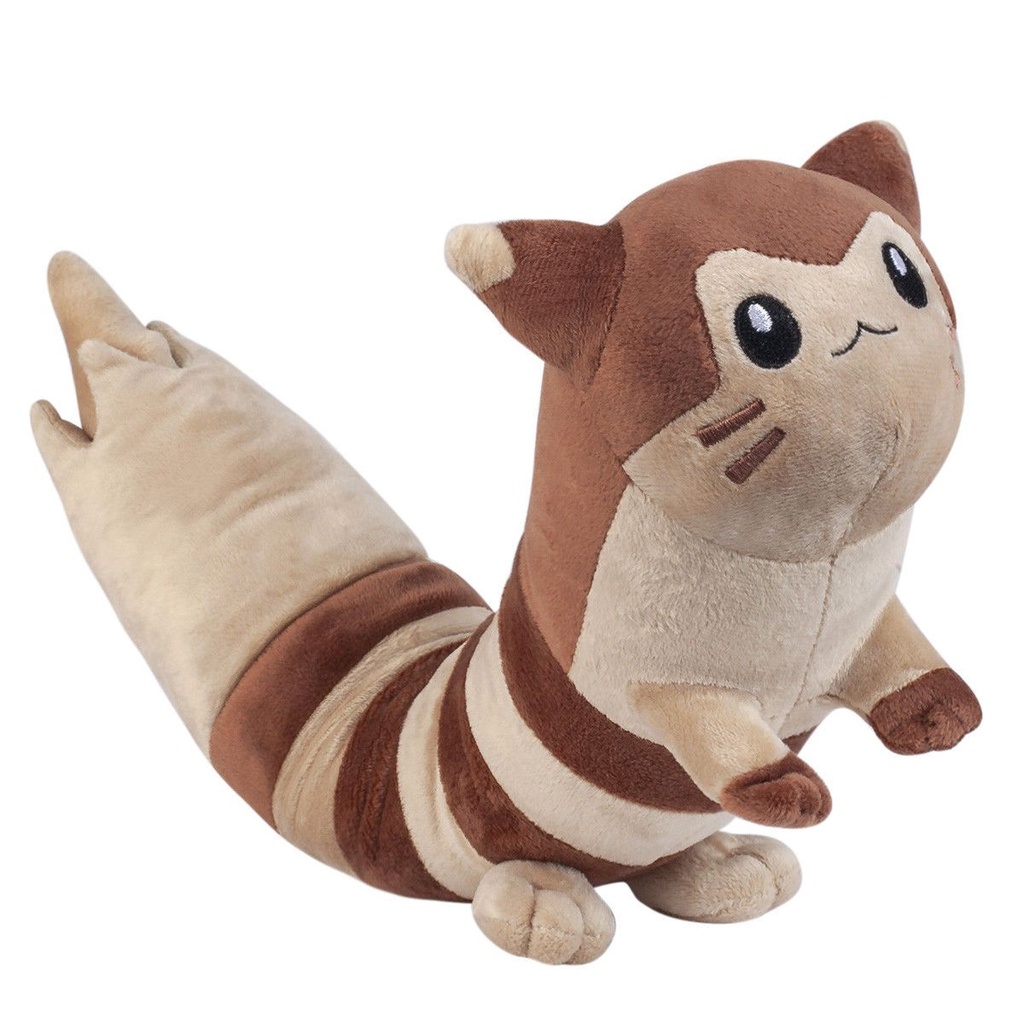 Thú nhồi bông Pokemon Furret kiểu uốn cong với xương làm quà tặng cho bé 50cm