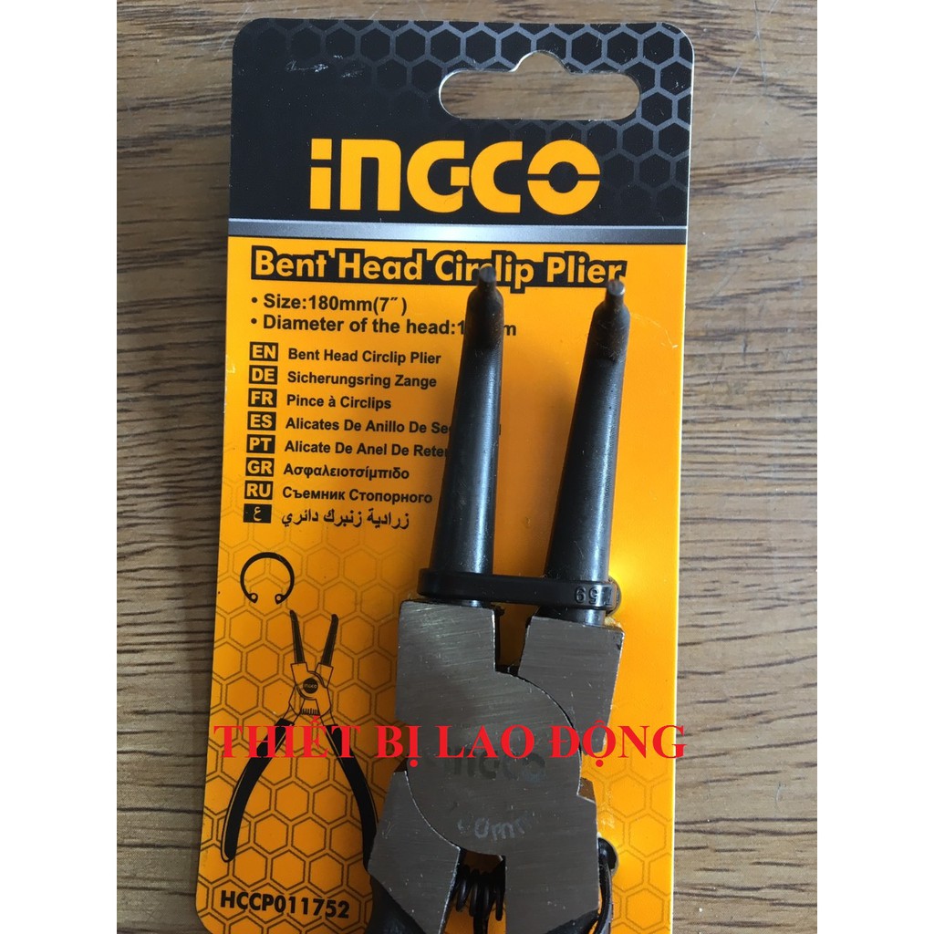 Kềm mở phe vòng trong mũi cong Ingco HCCP011752
