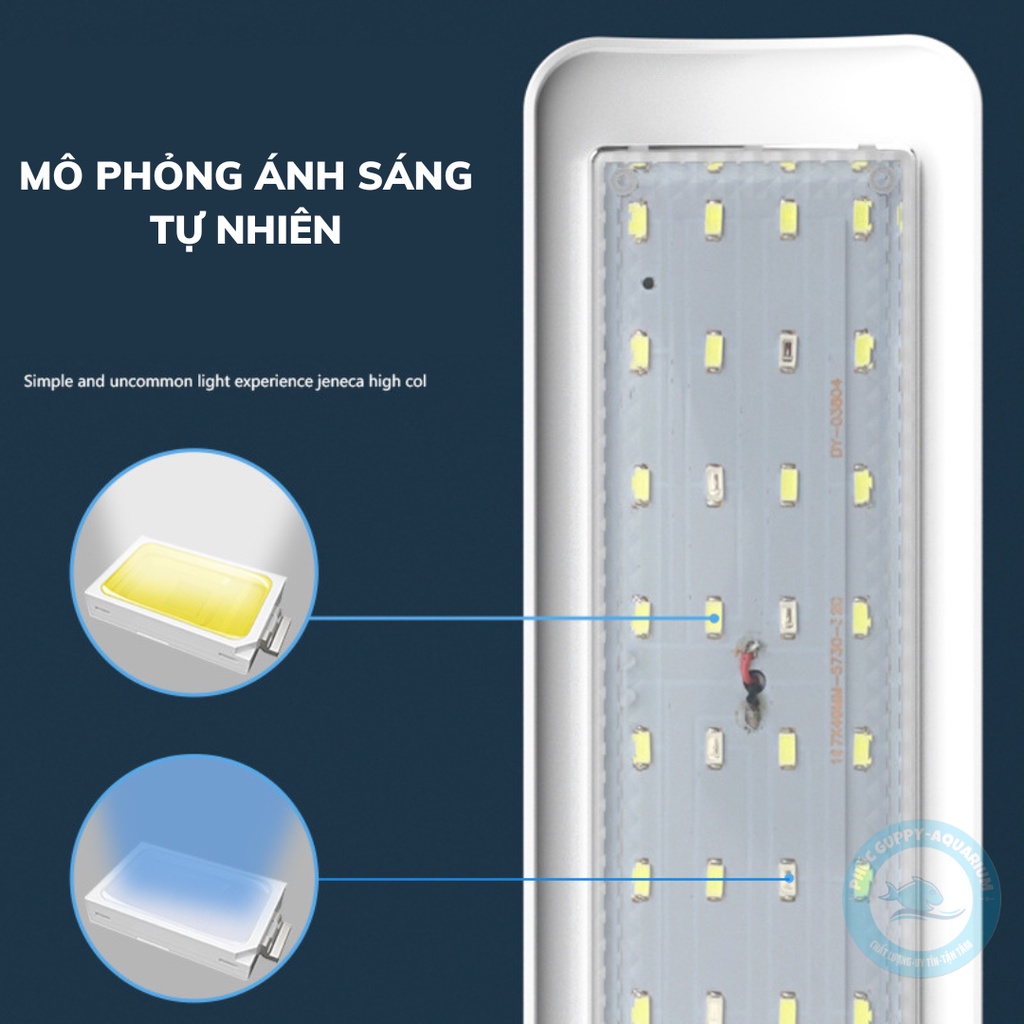 Đèn Led Kẹp Xoay Góc 90° JENECA D-9/D-11/D-13  | Đèn Led Siêu Sáng Cho Bể Cá Thuỷ Sinh