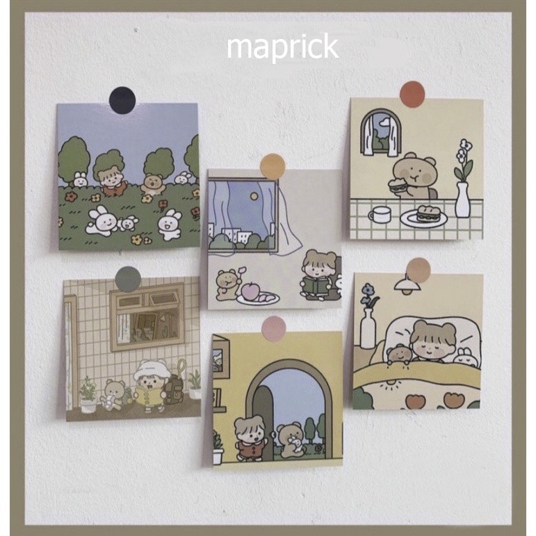 Card Ảnh Trang Trí Balo | Decor Dán Tường Cute Xinh Xinh ?? Hàng Có Sẵn ??