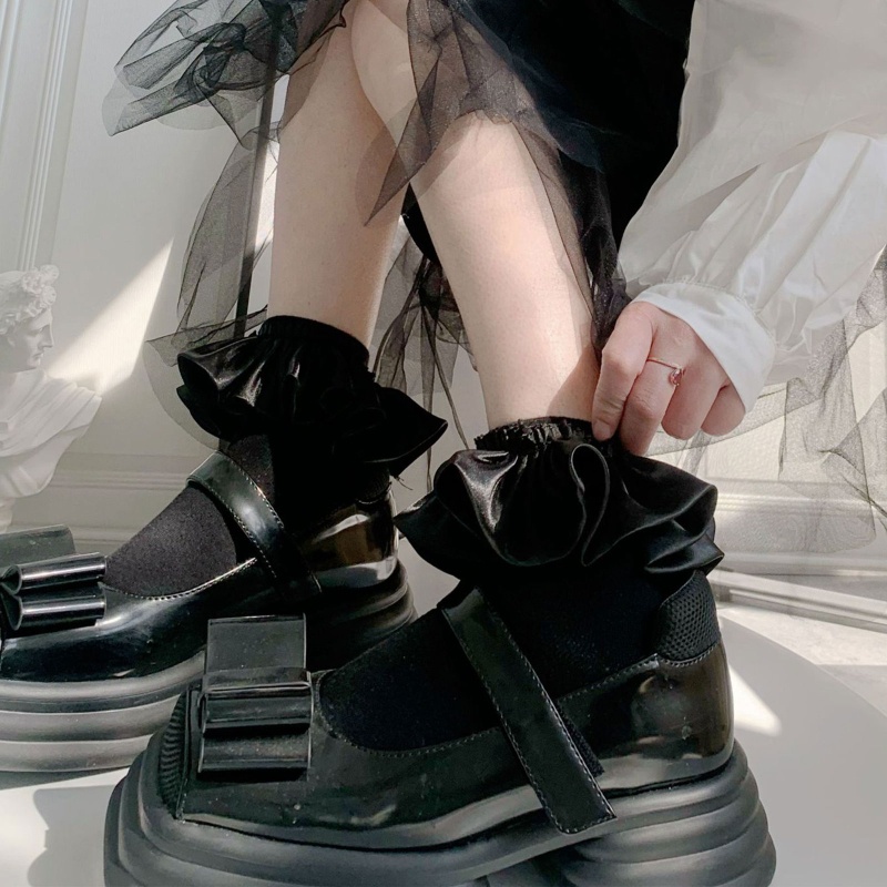 Vớ Lolita Nhún Bèo Ngọt Ngào Dễ Thương Thoải Mái Dùng Hóa Trang Công Chúa Ngọt Ngào Cho Bé Gái