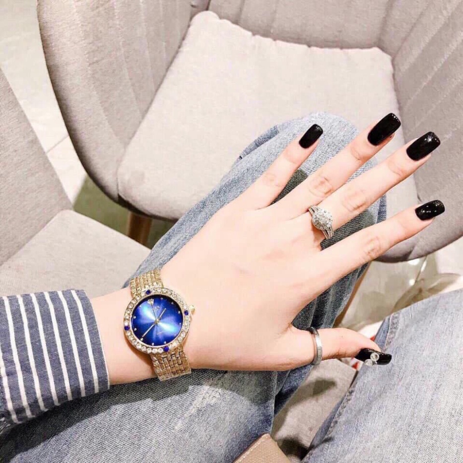 Đồng hồ nữ Rolex, dây thép không rỉ hàng full box, có thẻ bảo hành 12 tháng