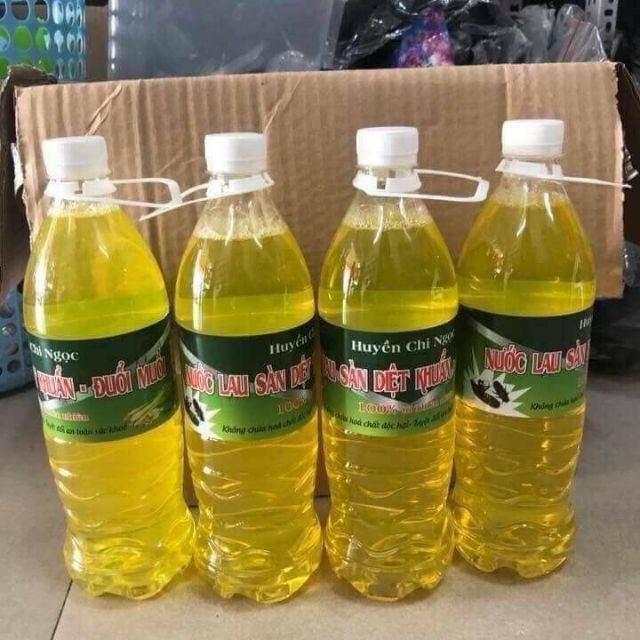 Combo nước lau sàn đuổi muỗi vàng