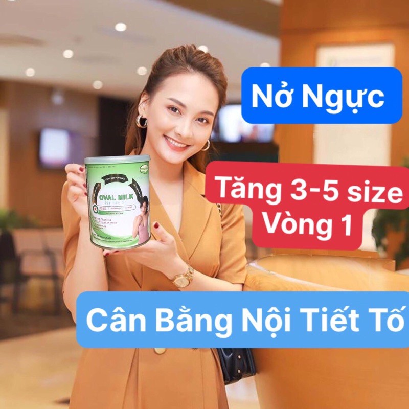 [TĂNG 5-7CM] Tăng Vòng 1 Nhanh Nở Ngực Hiệu Quả Với Oval Milk Ko Viên uống nở ngực - thuốc tăng vòng 1