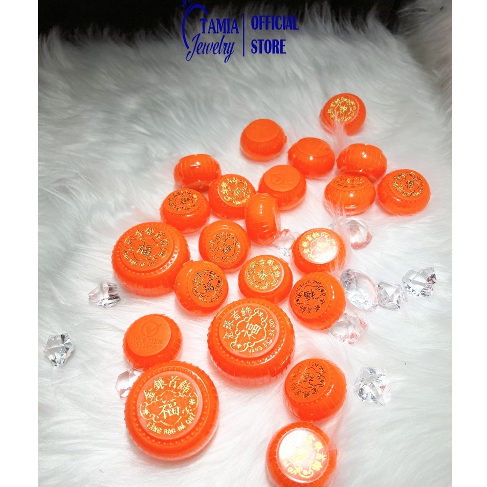 Hộp đựng trang sức vàng bạc quả quýt. chất nhiệu nhựa cao cấp - Tamiajewelry
