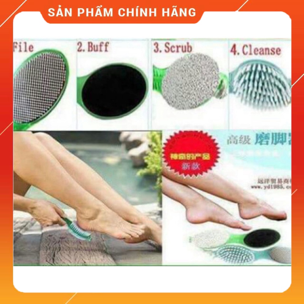 Cọ chà gót chân 4in1