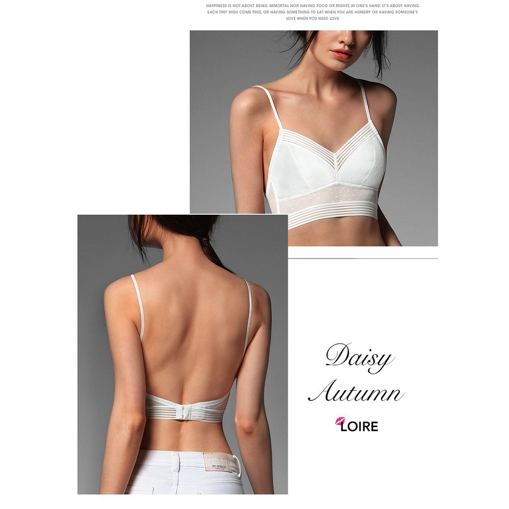 Áo Bralette Nữ hở lưng Chữ U BRL01 mặc đầm khoét lưng sâu