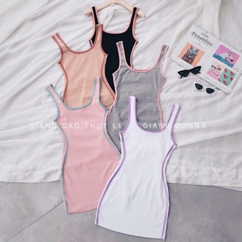 🔥ĐẦM BODY THỂ THAO VIỀN SỌC🔥🔥