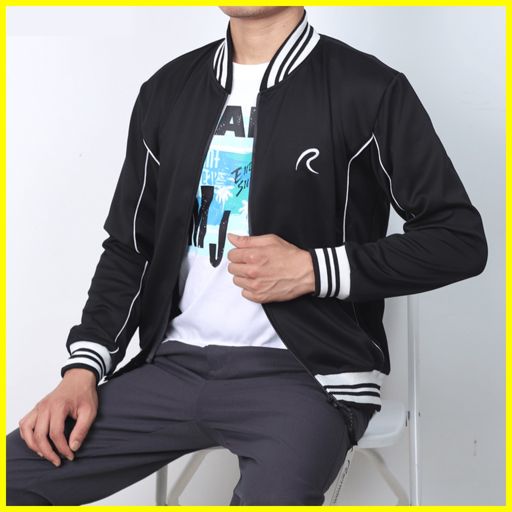 Áo Khoác Nam Bomber Phối Bo Sọc Thời Trang, Cao Cấp mã KHOAC.34