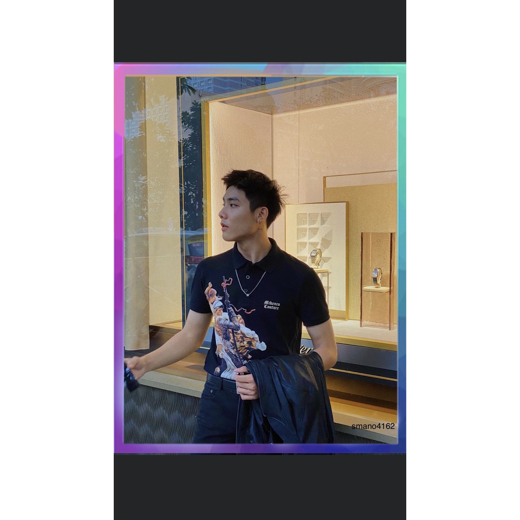 Áo Phong Nam, Áo Thun Nam Ngăn Tay Lỡ Có Cổ Thời Trang Cao Cấp in Hoa Tiết AC103 - TrongTanFashion | BigBuy360 - bigbuy360.vn