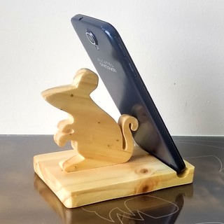 Giá đỡ điện thoại bằng gỗ CON CHUỘT GDG001