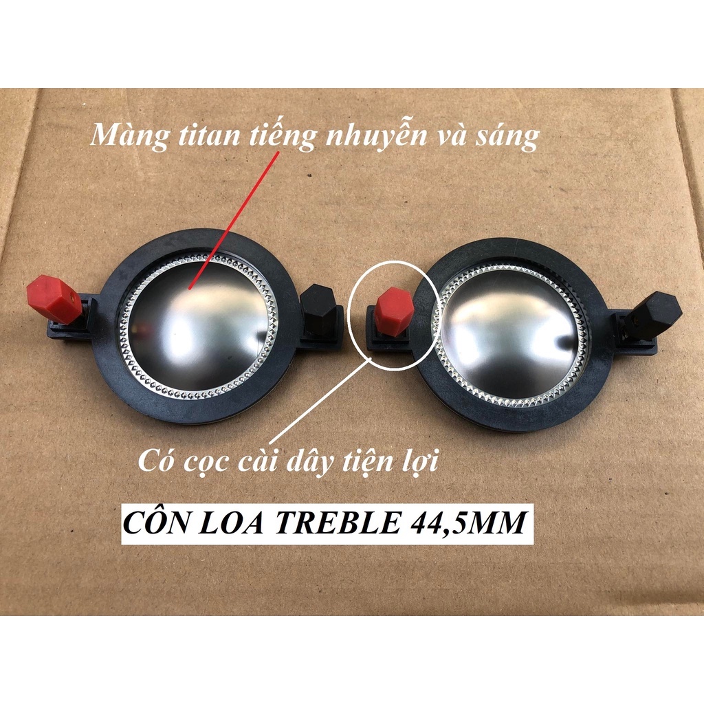 Treble kèn 450 nắp nhôm từ 120 côn 45 + họng + tụ 2,2uf / giá 1 chiếc