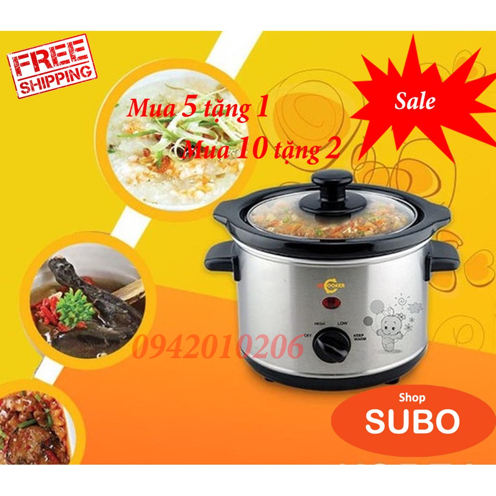 Nắp nồi hầm chậm BBCOOKER 0.7L, 1.5L, 2.5L - 3.5L