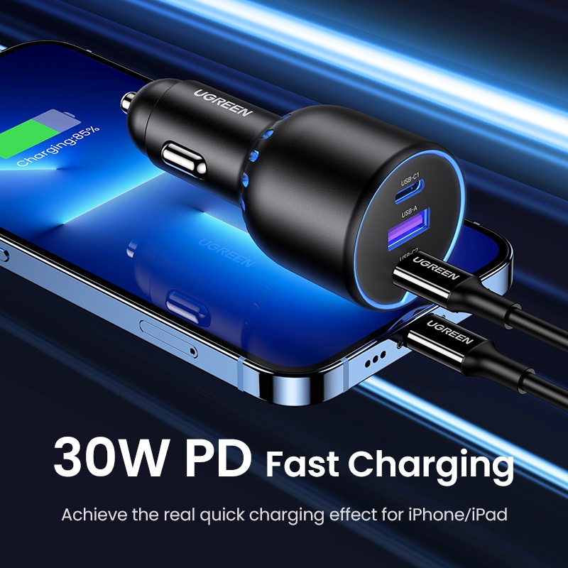 Ugreen Cốc Sạc Nhanh PD3.0 69W 130W PD3.0 Cho iPhone 12 13 14 Pro Max iPad Gen9 iPad Mini 6 Samsung S22 S23
