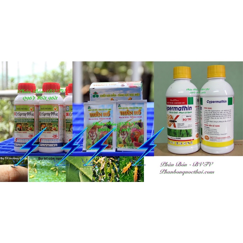 Bộ 3 sản phẩm diệt bọ trĩ,rầy rệp cho hoa hồng,hoa sứ cây cảnh
