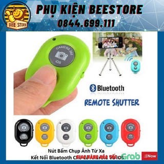 Nút chụp ảnh từ xa, remote bluetooth, cho mọi loại điện thoại - Beestore