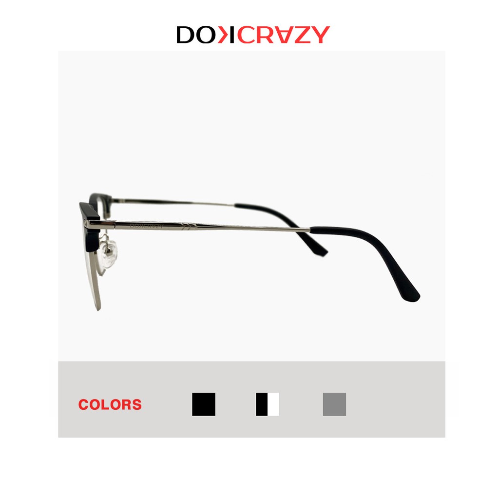 Gọng kính vuông cao cấp VANDA local brand DOKCRAZY mắt giả cận không độ thời trang nam nữ style retro hot trend Hàn Quốc | BigBuy360 - bigbuy360.vn