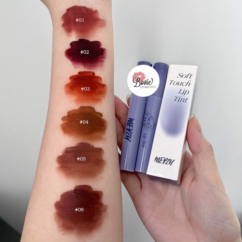 Son Kem Lì Merzy Soft Touch Lip Tint 3g SL7 SL8 SL9 SL10 SL11 SL12