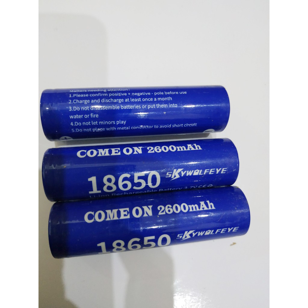 Cell Pin 18650 dung lượng 2600mAh dòng xả cực cao