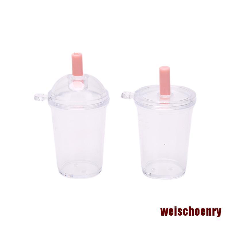 wsch 5x Frappuccino Cup Coffee Cup Dollhouse Miniature Simulation Plastic Cake c