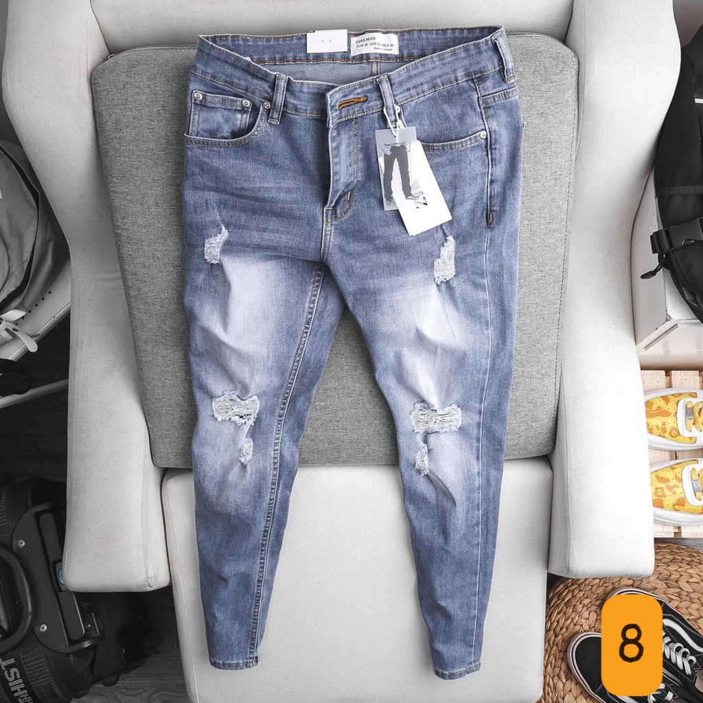 Quần jean nam cao cấp 🤜 Ảnh Thật + Freeship 🤛 Quần Bò Nam Co Giãn HG12 | BigBuy360 - bigbuy360.vn