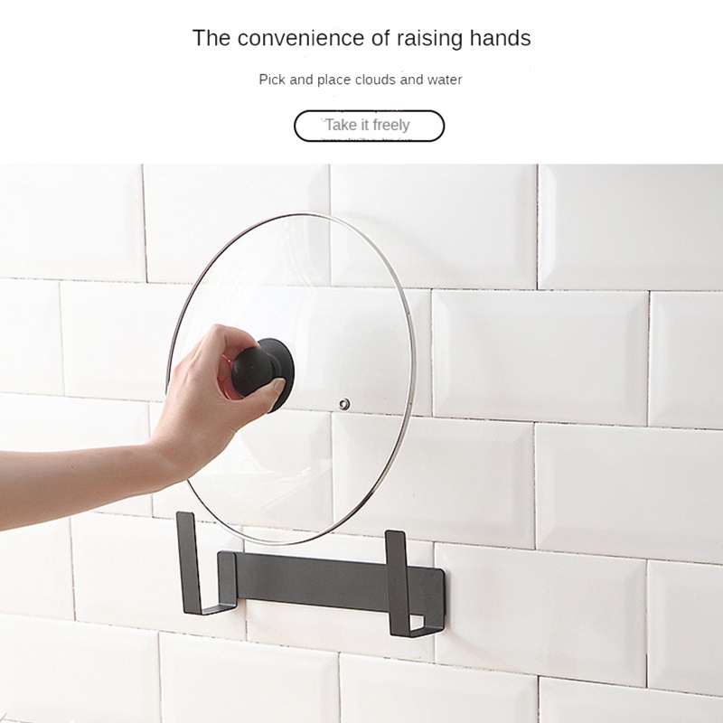 Giá Đỡ Thớt / Nắp Nồi Gắn Tường Tiện Dụng Cho Nhà Bếp