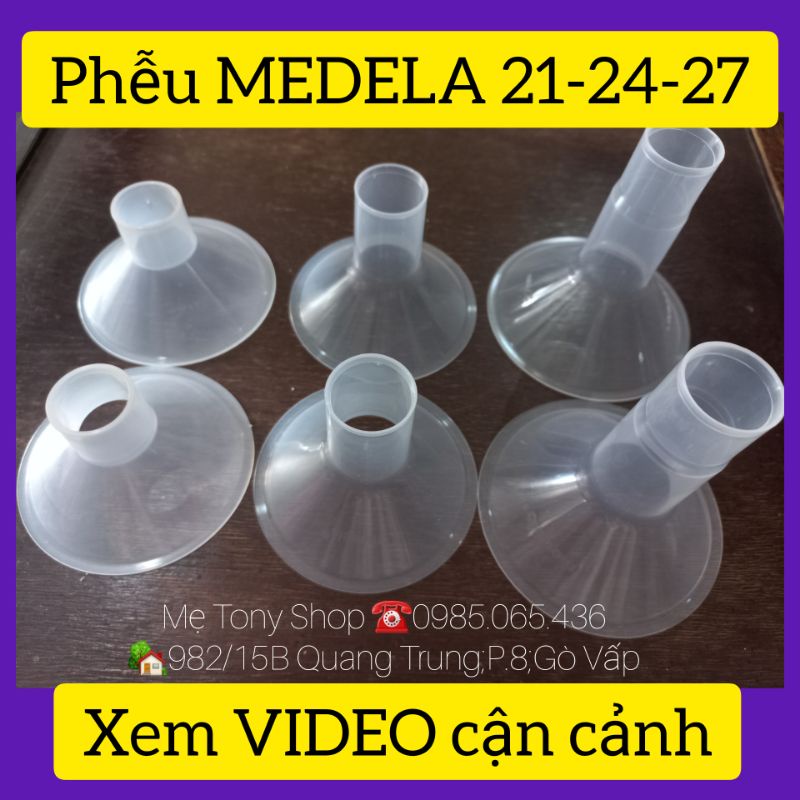 [Xem VIDEO Thực] Tách Lẻ 1 Phễu Hút Sữa Medela Đủ Size(Pump,Freestyle,Sonata,Swing Maxi...)