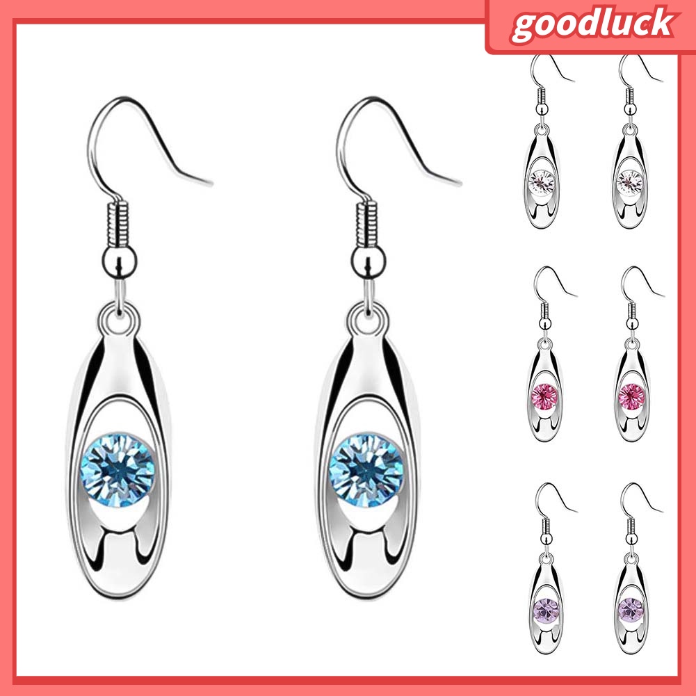 Bông Tai HợP Kim HìNh GiọT NướC ĐíNh Đá Sang TrọNg